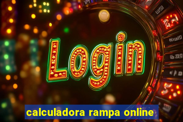 calculadora rampa online